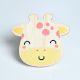 Handmade Pine Wood Giraffe Face Kids Furniture Knob
